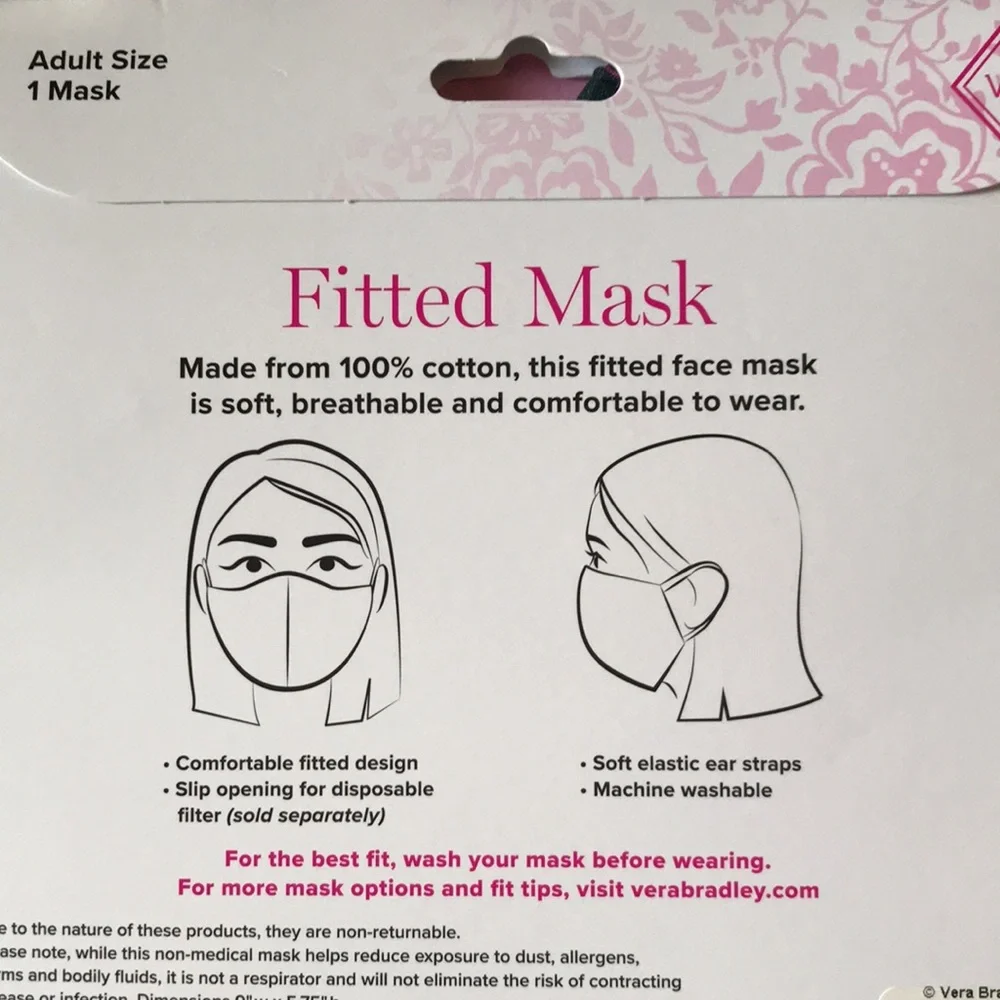 Vera Bradley Cotton Face Mask